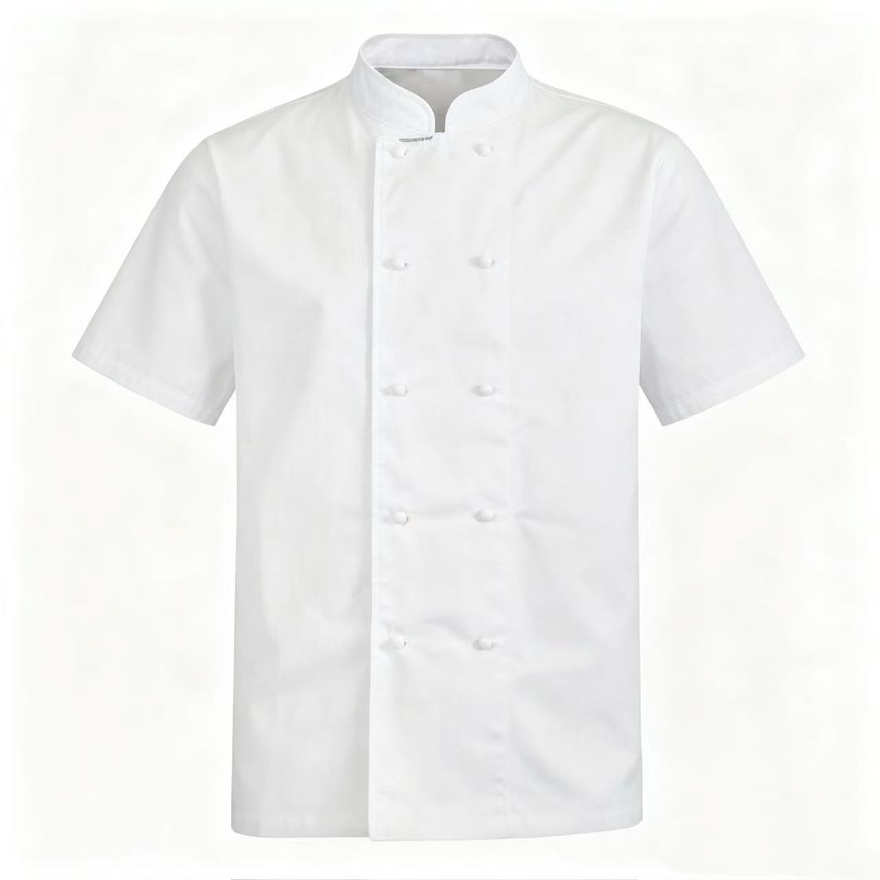 White Chef Jacket Short Sleeve