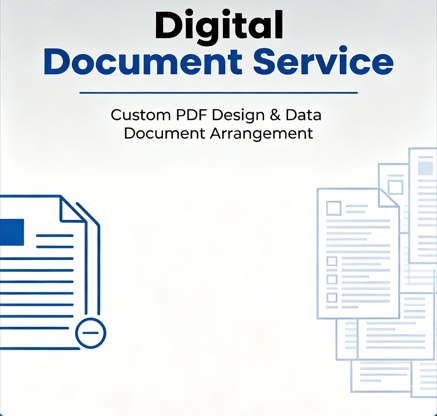 Custom PDF Design & Data Document Arrangement