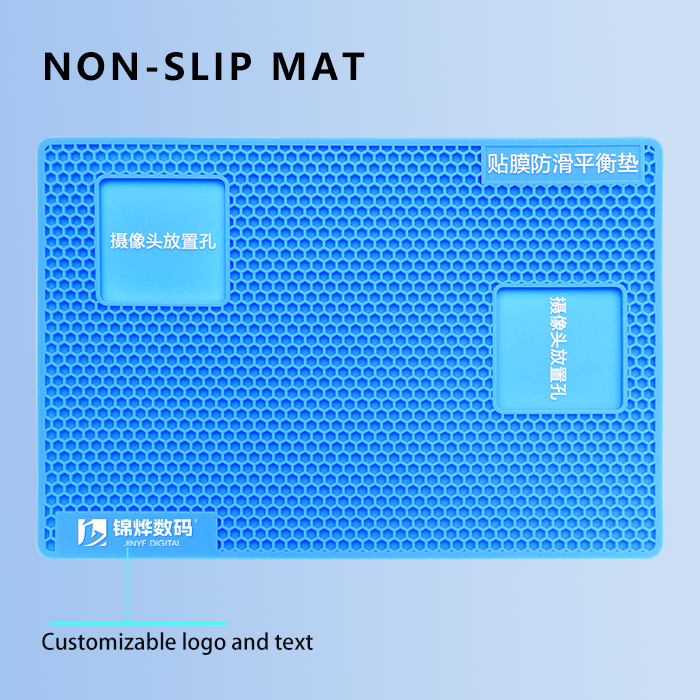 Soft rubber auxiliary tool screen film UV tempered film mobile phone tablet film 7mm hydrogel film thickened anti slip pad