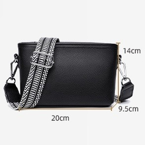 Genuine Leather Women's Bag New Trendy Fashion NicheShoulder Bag Women's Crossbody BagElegant Small Square Bag
