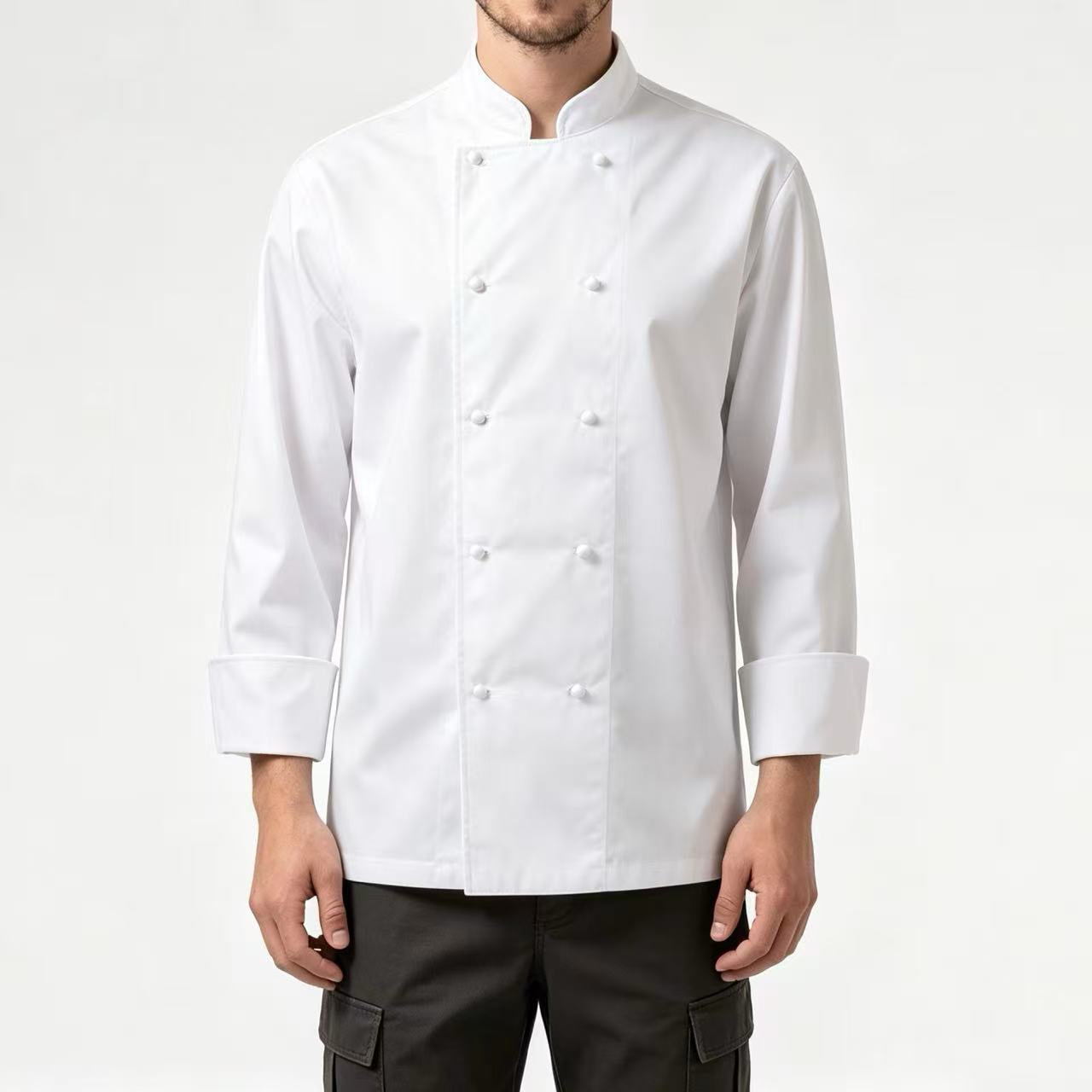 White Chef Jacket Long Sleeve