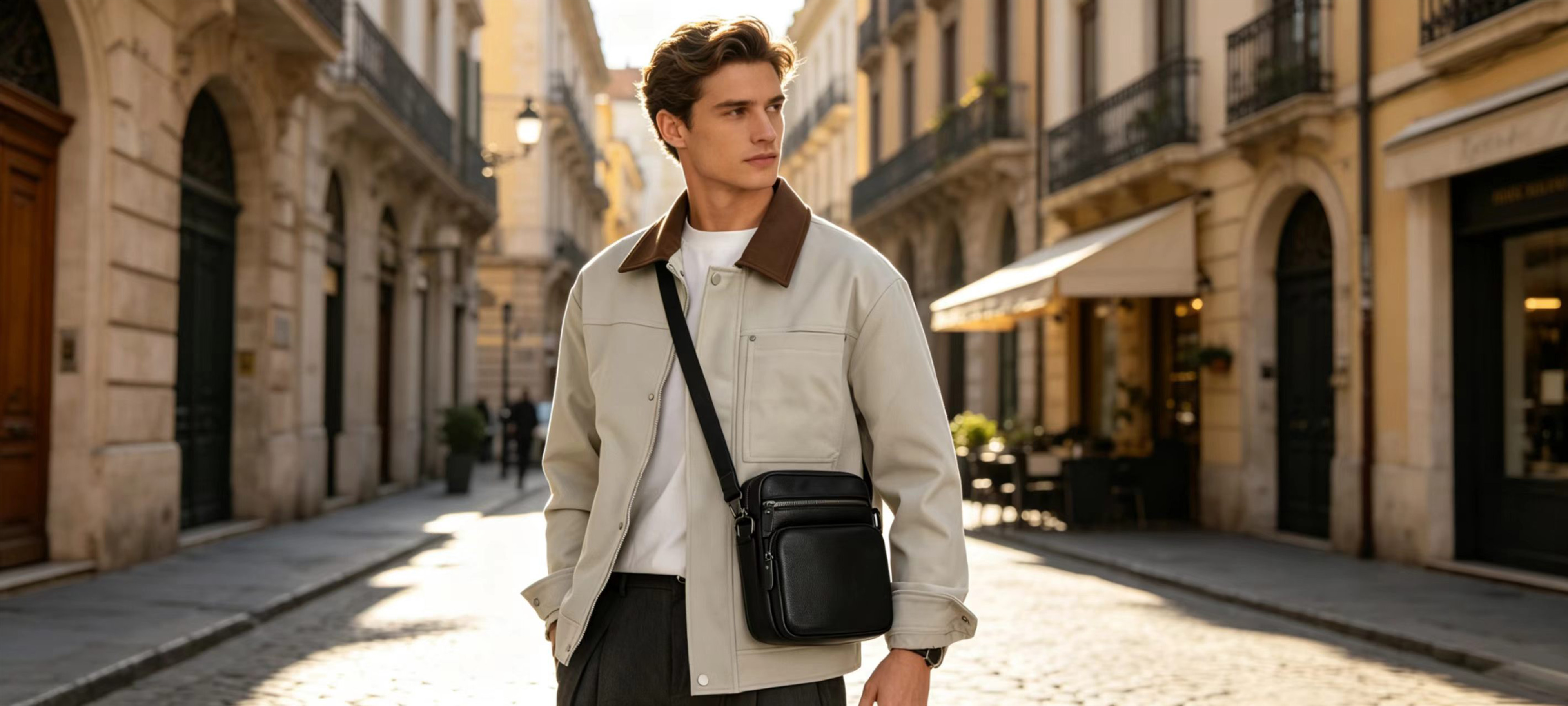 men leather bag