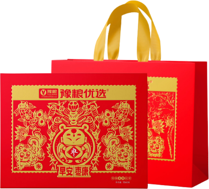 豫粮优选新疆若羌红枣礼盒1.368kg